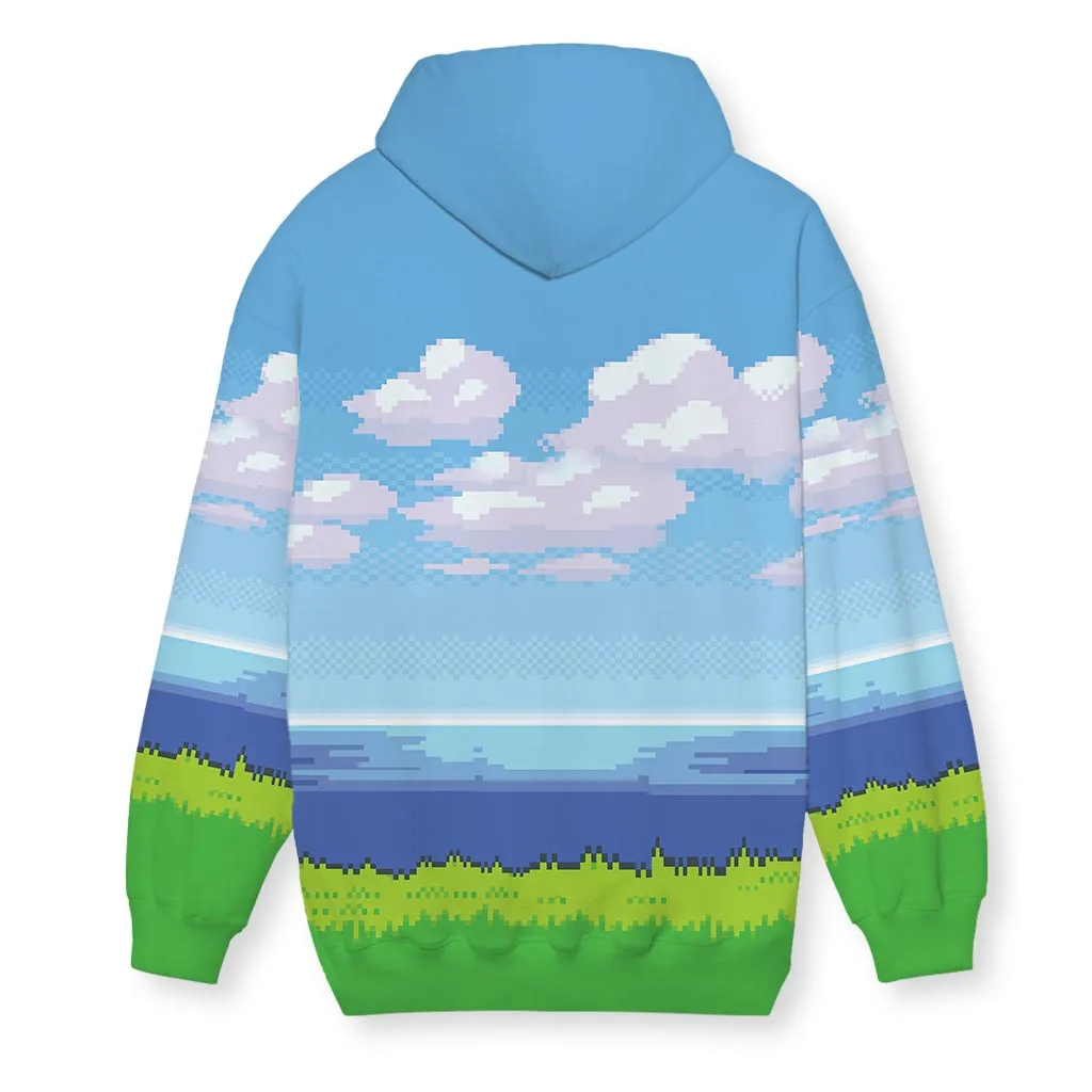 8-Bit Ocean Hoodie