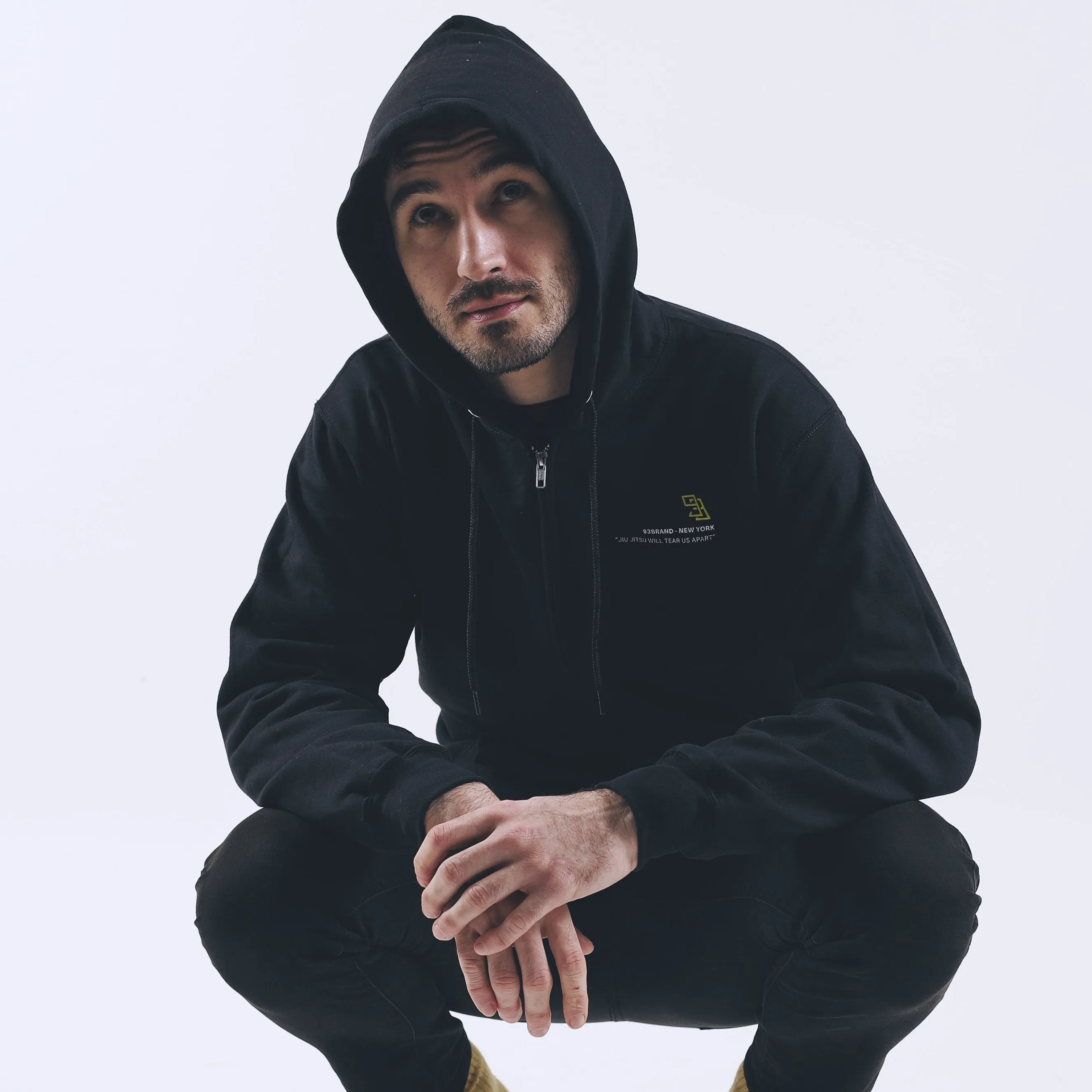 93brand "DIVISION" Zip-up Hoodie