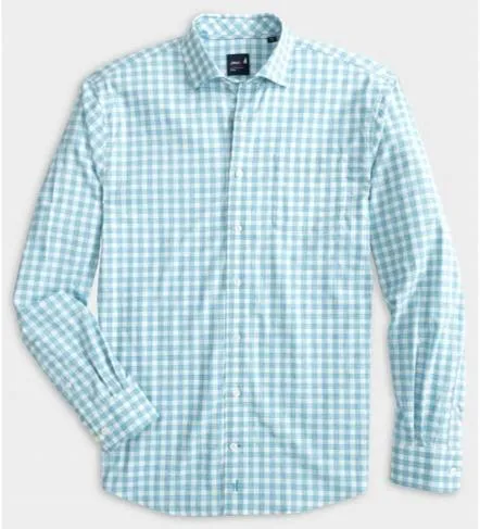 Allworth Performance Button Up Shirt in Mackerel by Johnnie-O