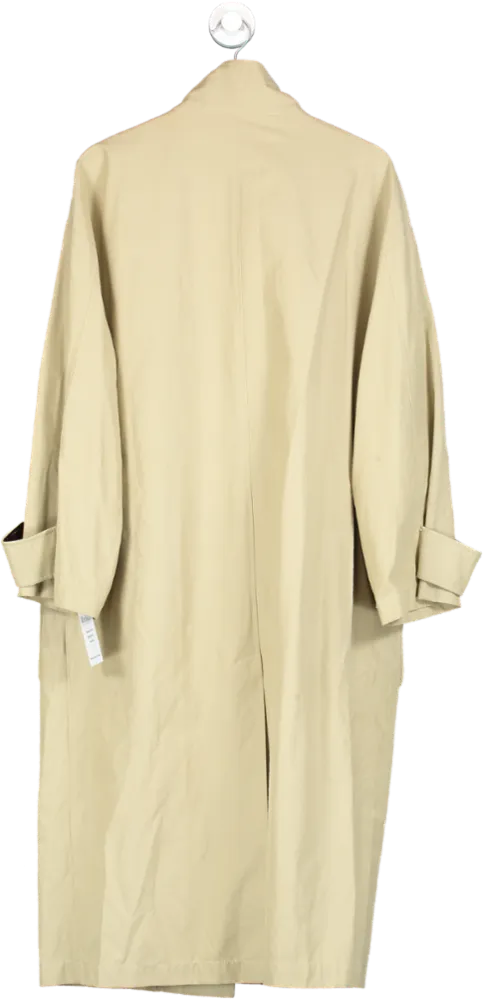 ASOS DESIGN Beige Longline Coat UK 8