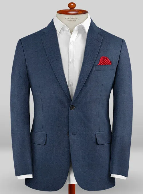 Caccioppoli Sun Dream Amango Flat Blue Wool Silk Jacket