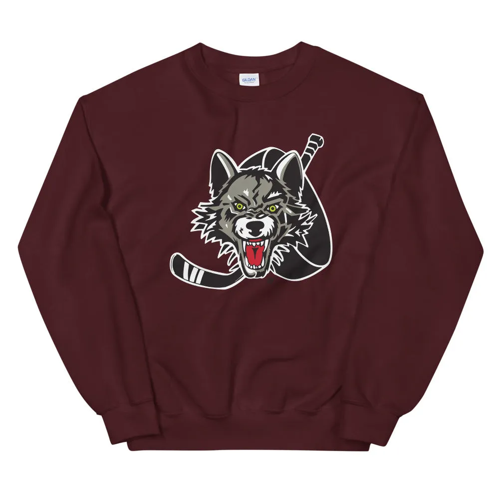 Chicago Wolves Adult Primary Logo Crewneck Sweatshirt