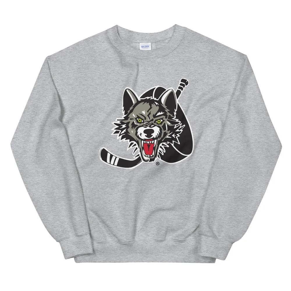 Chicago Wolves Adult Primary Logo Crewneck Sweatshirt