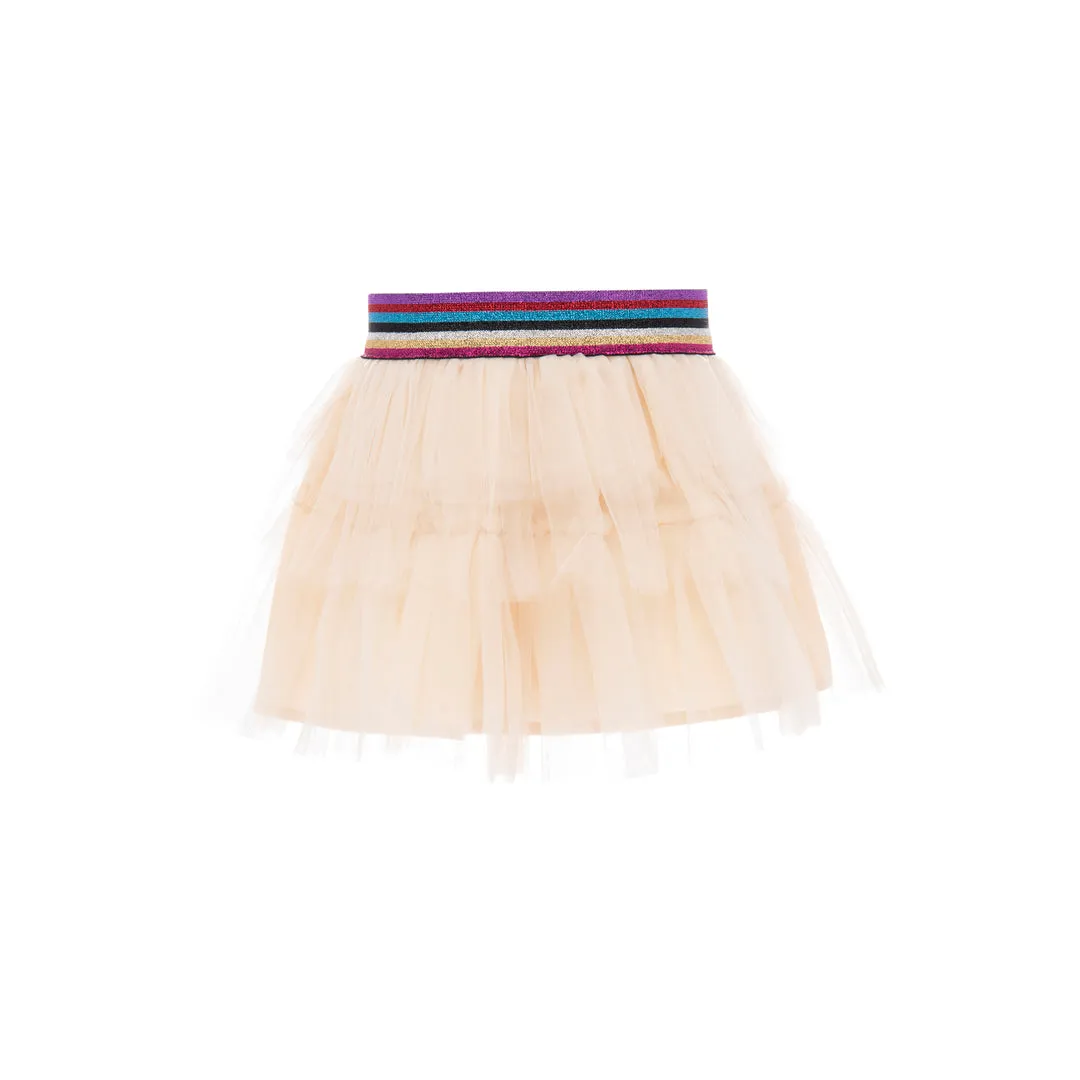 Cream MINI Tutu Skirt