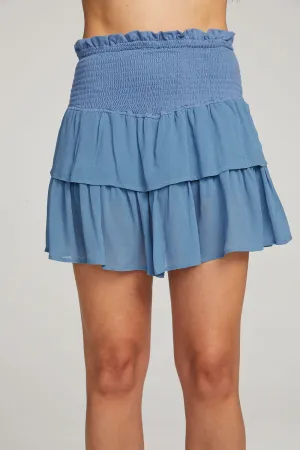 Cruz Vintage Blue Mini Skirt