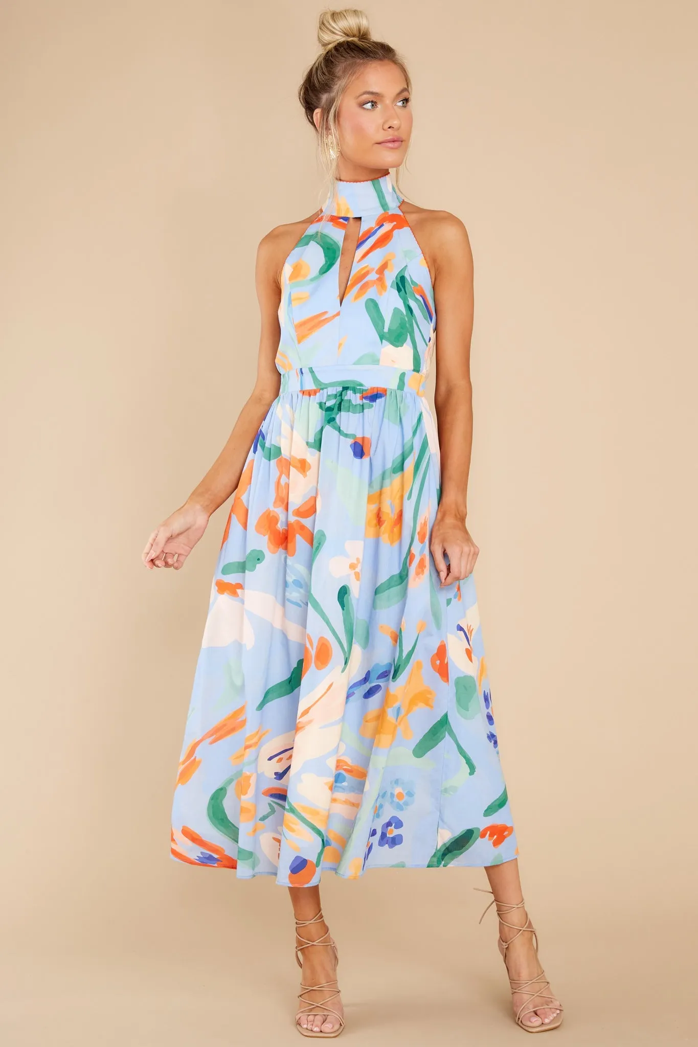 Dalila Jaleo Celeste Print Dress