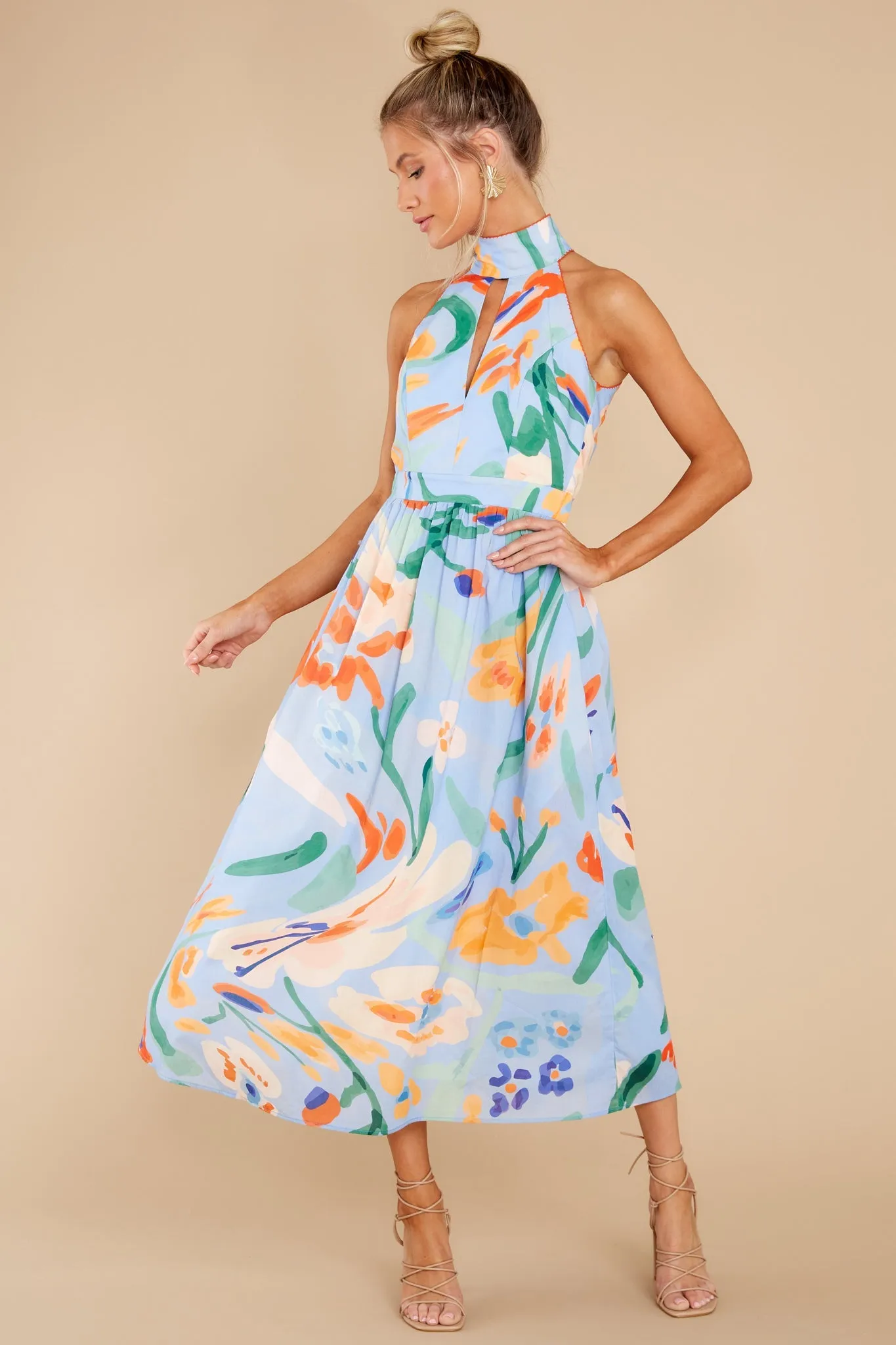 Dalila Jaleo Celeste Print Dress