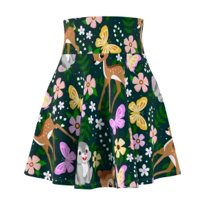 Disney Bambi Forest Friends Women's Skater Skirt