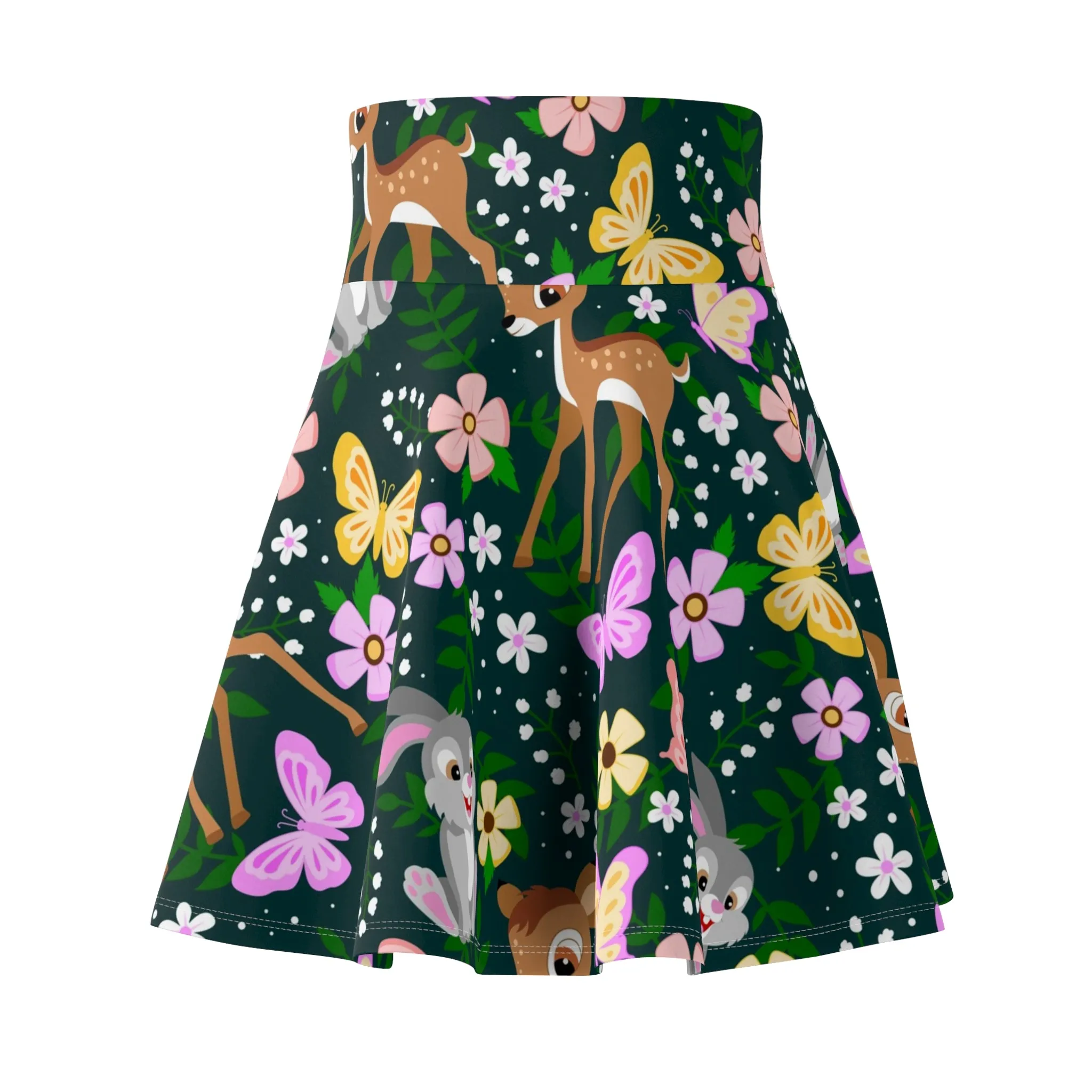 Disney Bambi Forest Friends Women's Skater Skirt