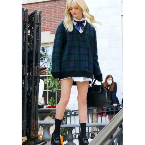 Emily Alyn Plaid Sweater