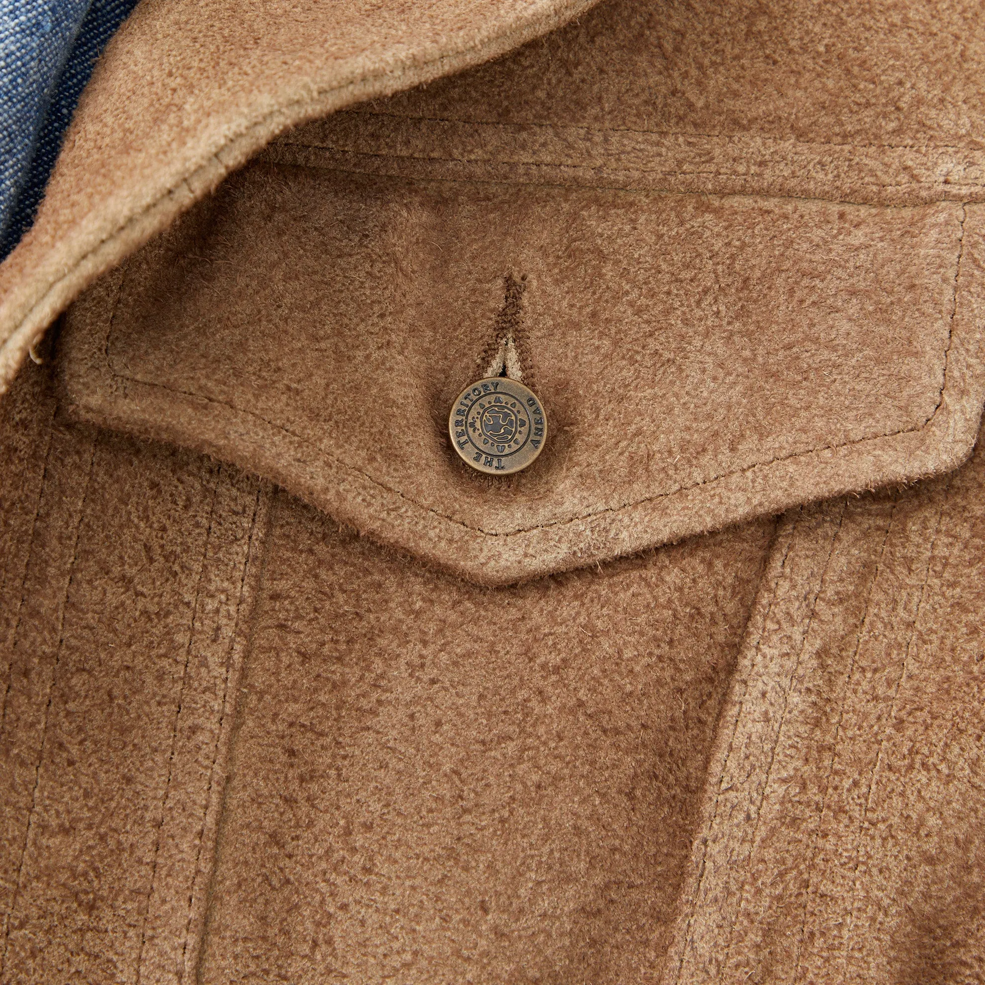 Grand Lake Suede Trucker Jacket