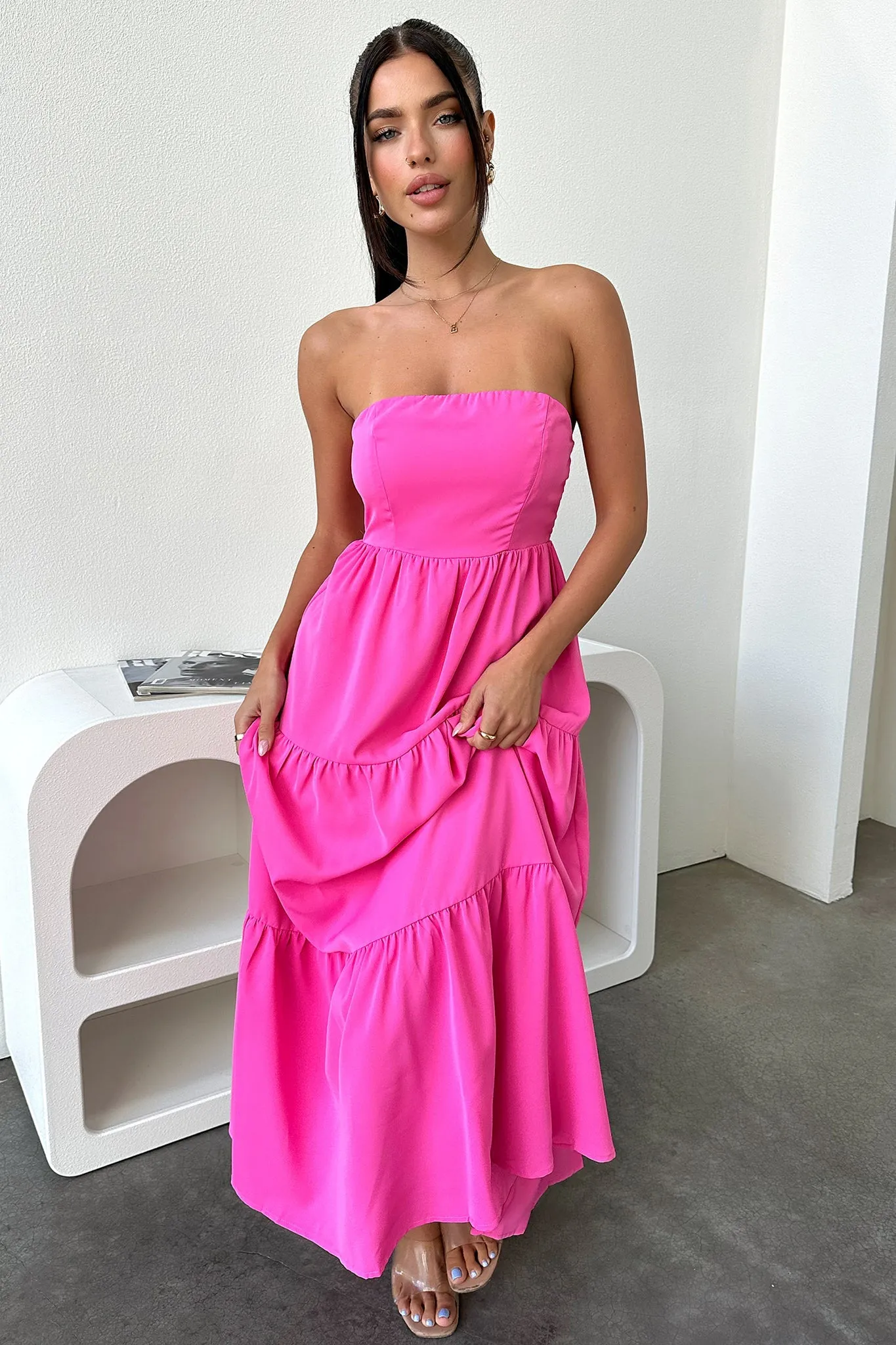 Hailey Maxi Dress - Pink