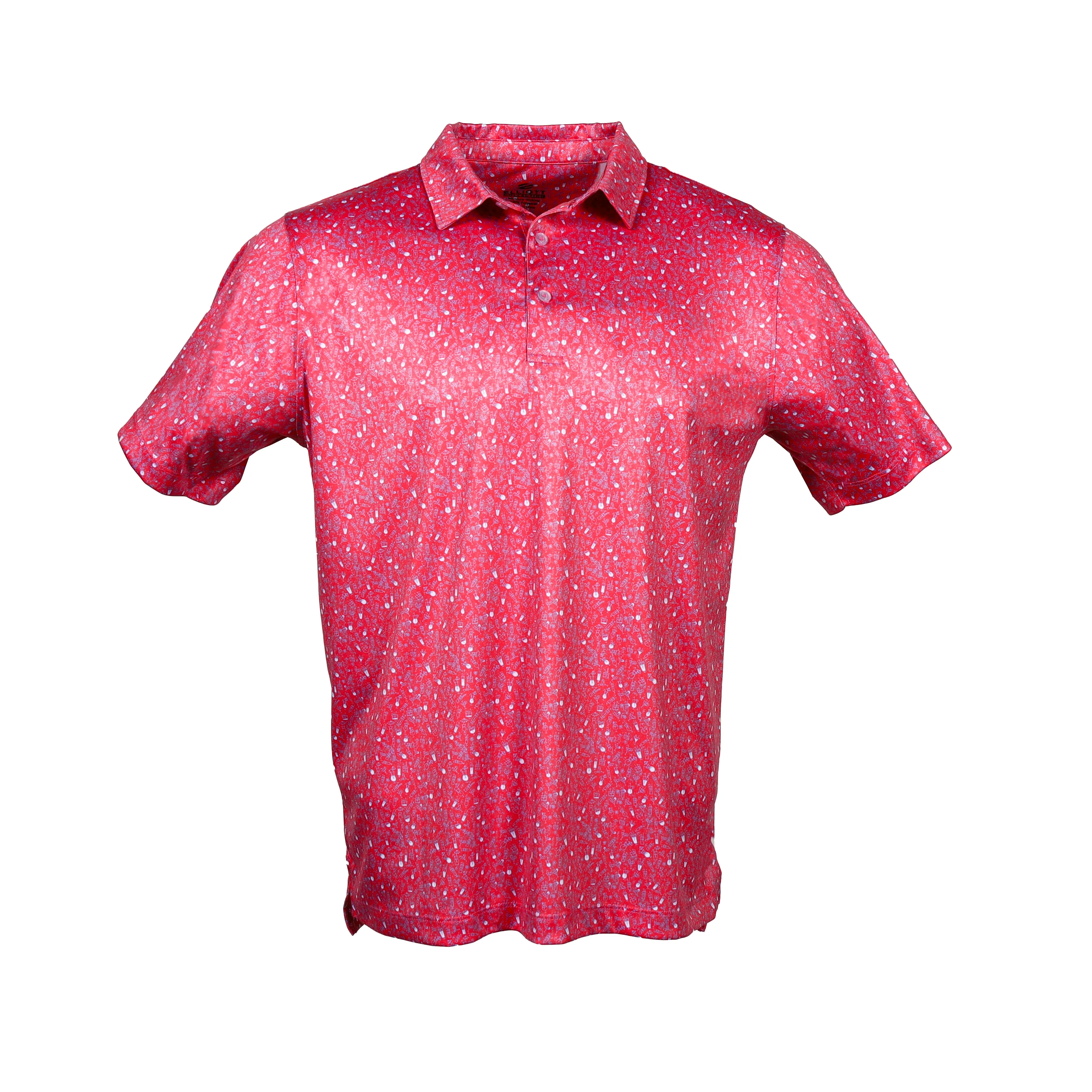 Havana - Coral Orange Men's Golf Shirt Polo