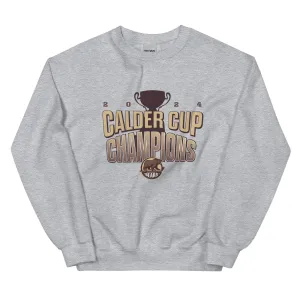 Hershey Bears 2024 Calder Cup Champions Adult Victory Crewneck Sweatshirt