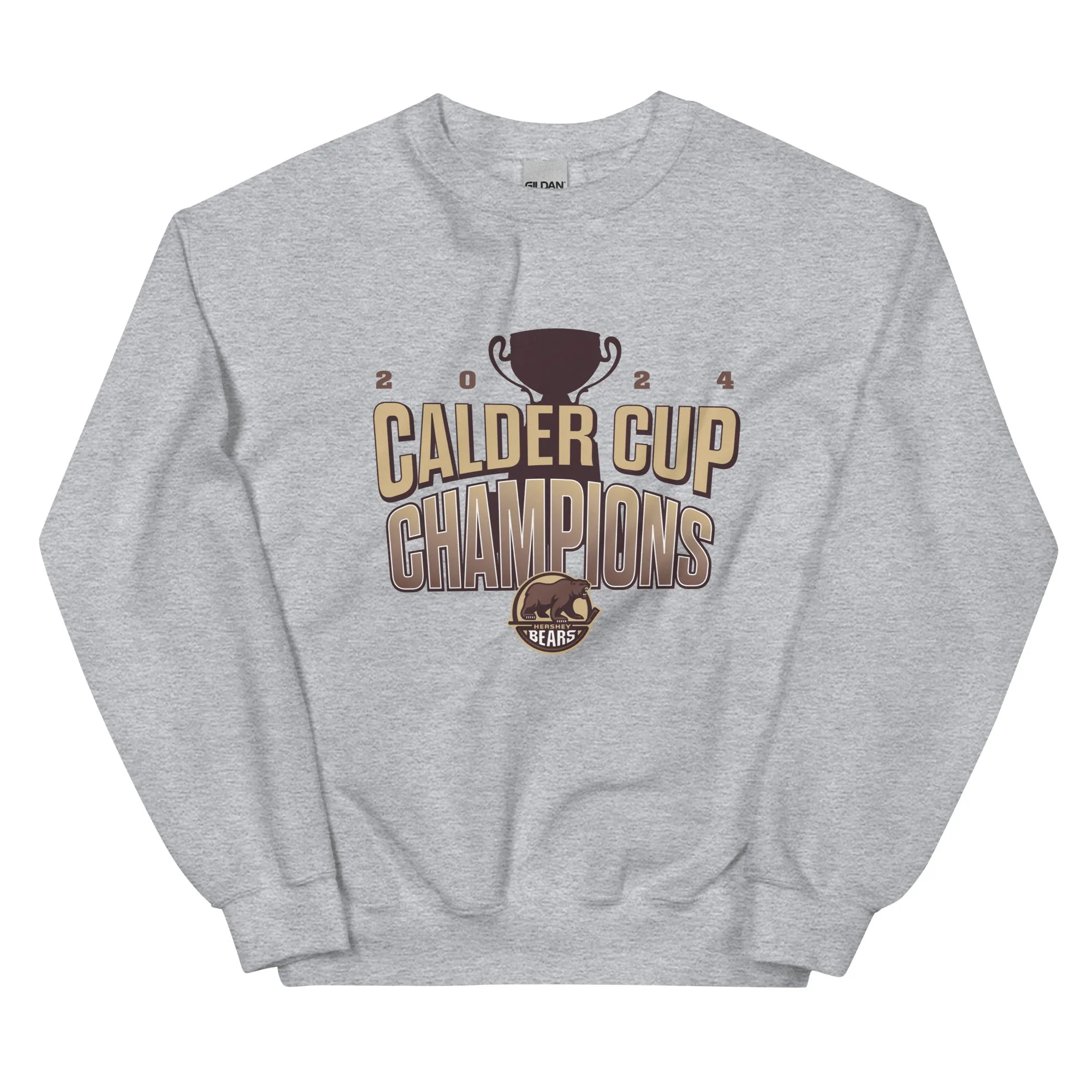 Hershey Bears 2024 Calder Cup Champions Adult Victory Crewneck Sweatshirt