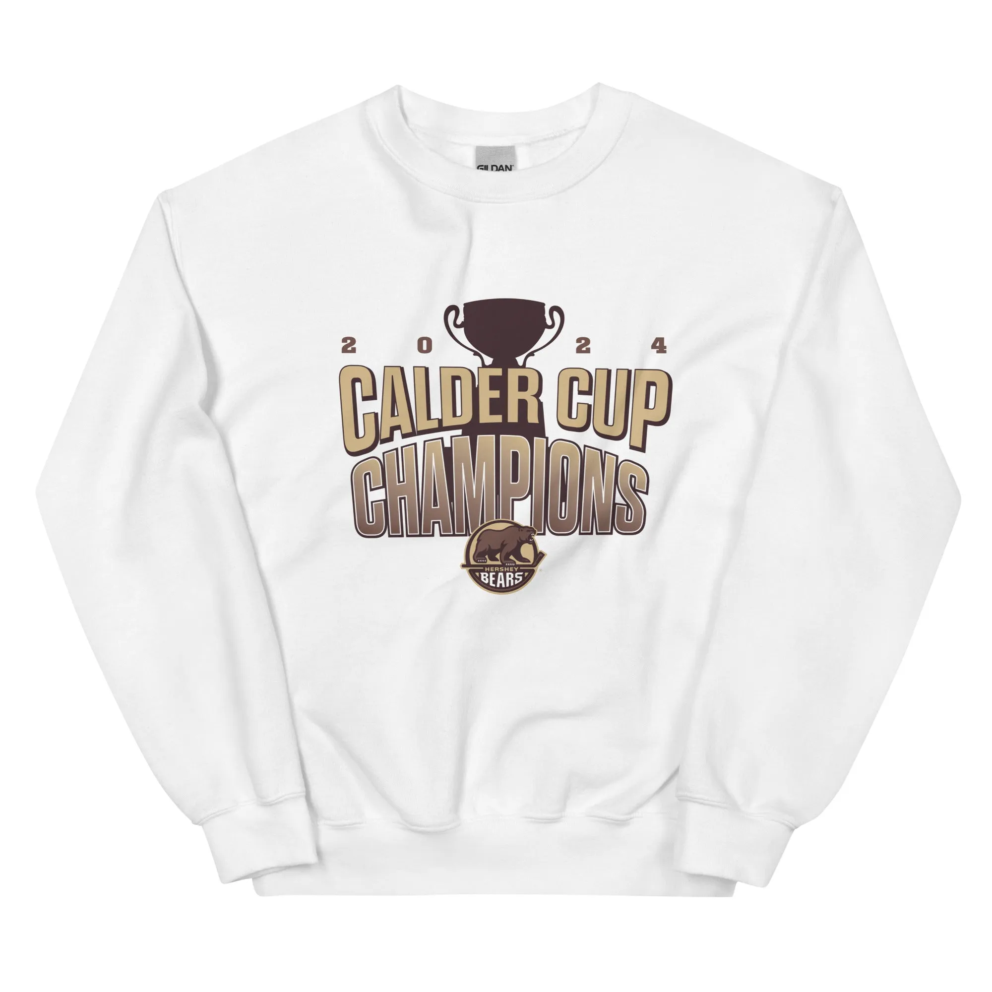 Hershey Bears 2024 Calder Cup Champions Adult Victory Crewneck Sweatshirt