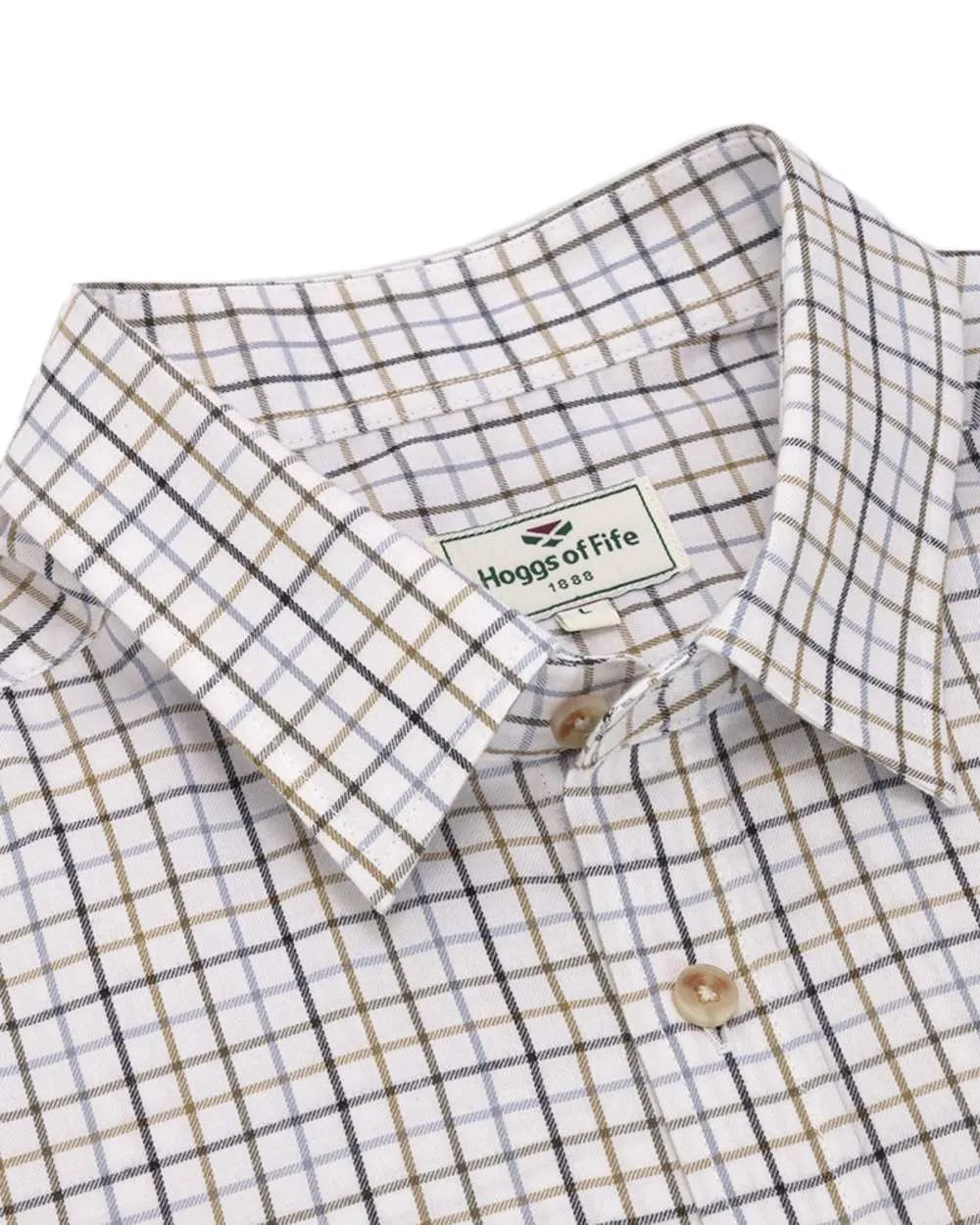 Hoggs of Fife Kessock Tattersall Short Sleeved Shirt