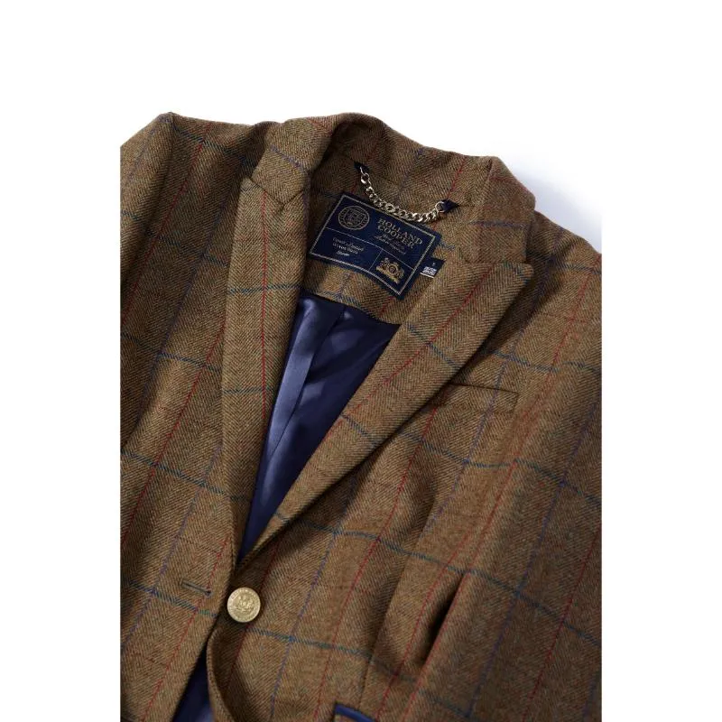 Holland Cooper Highgrove Ladies Tweed Coat - Glen Green