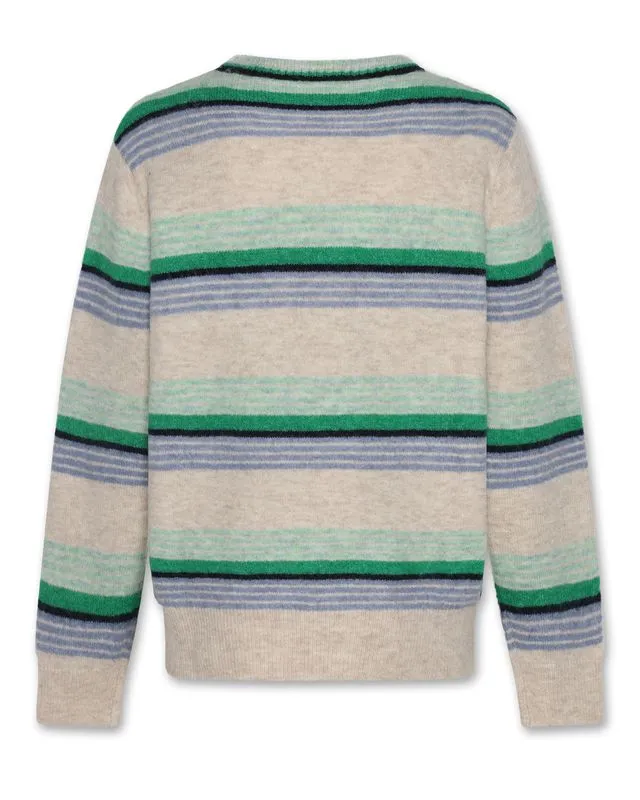 jason c-neck stripes - green