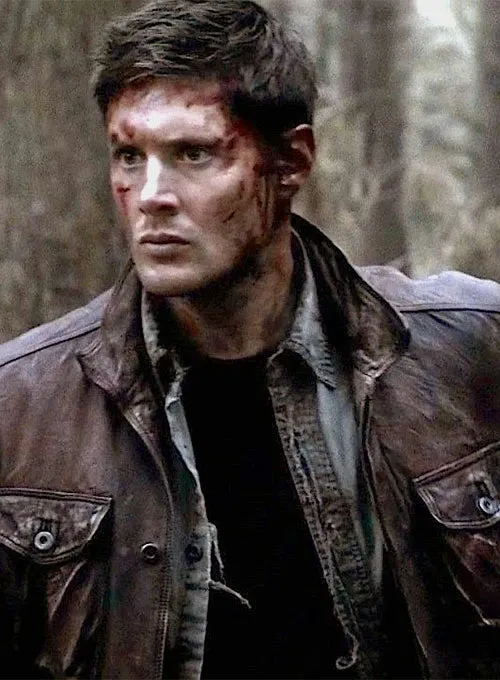 JENSEN ROSS ACKLES SUPERNATURAL SEASON 7 LEATHER JACKET