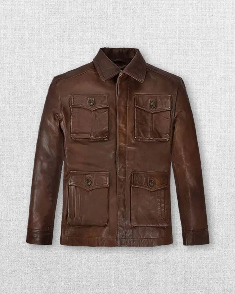 JENSEN ROSS ACKLES SUPERNATURAL SEASON 7 LEATHER JACKET