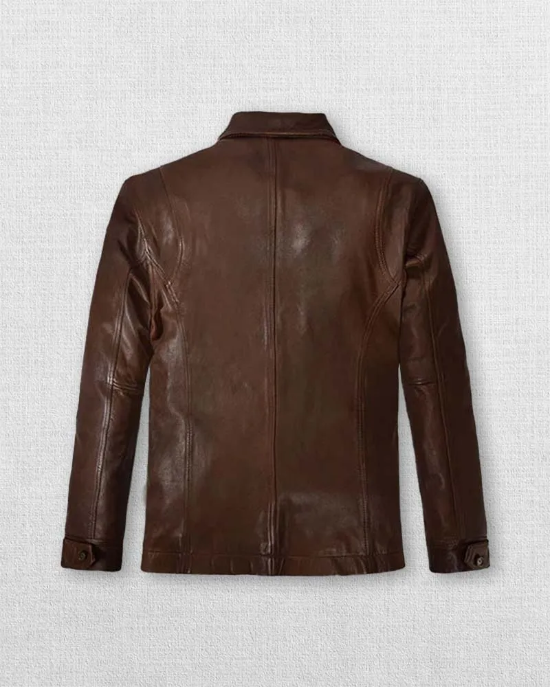 JENSEN ROSS ACKLES SUPERNATURAL SEASON 7 LEATHER JACKET