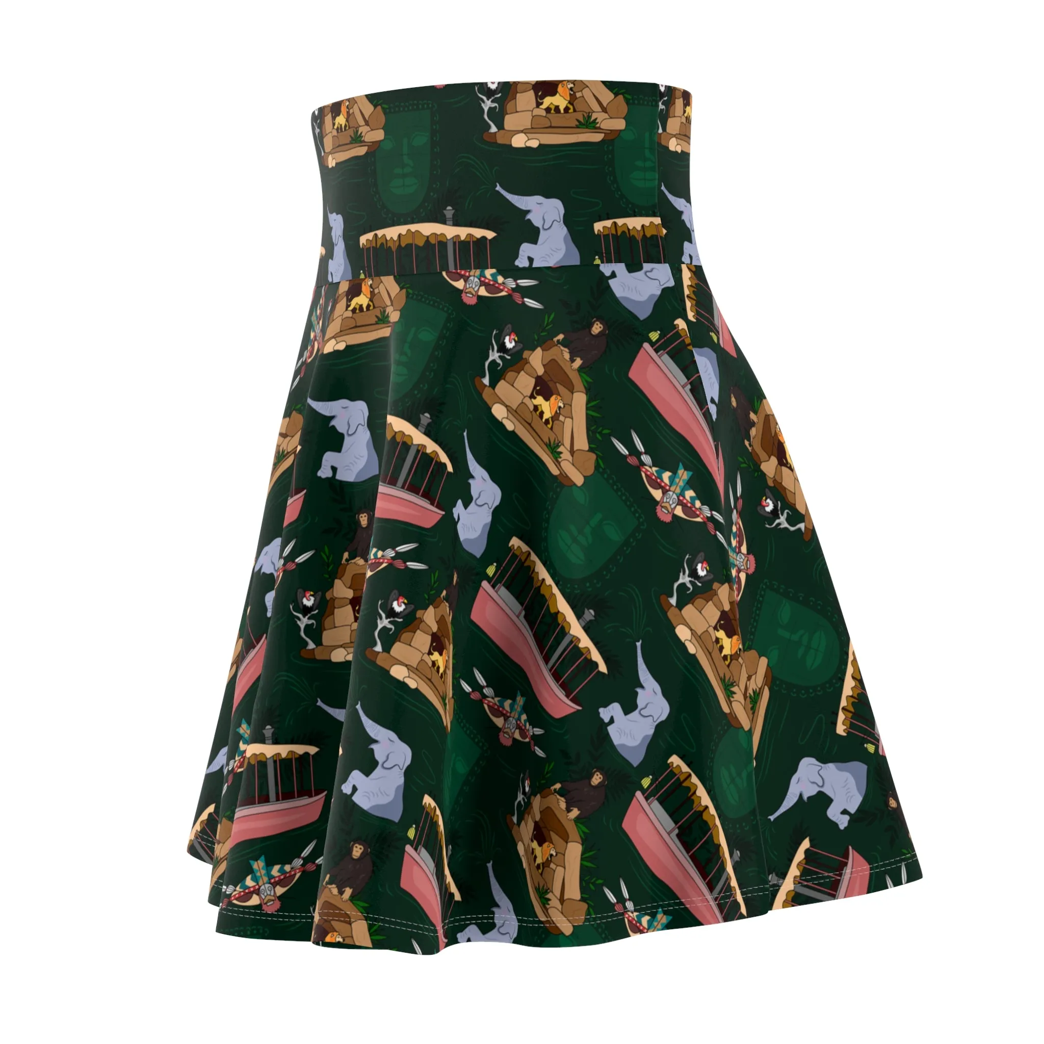 Jungle Skipper Women's Skater Skirt