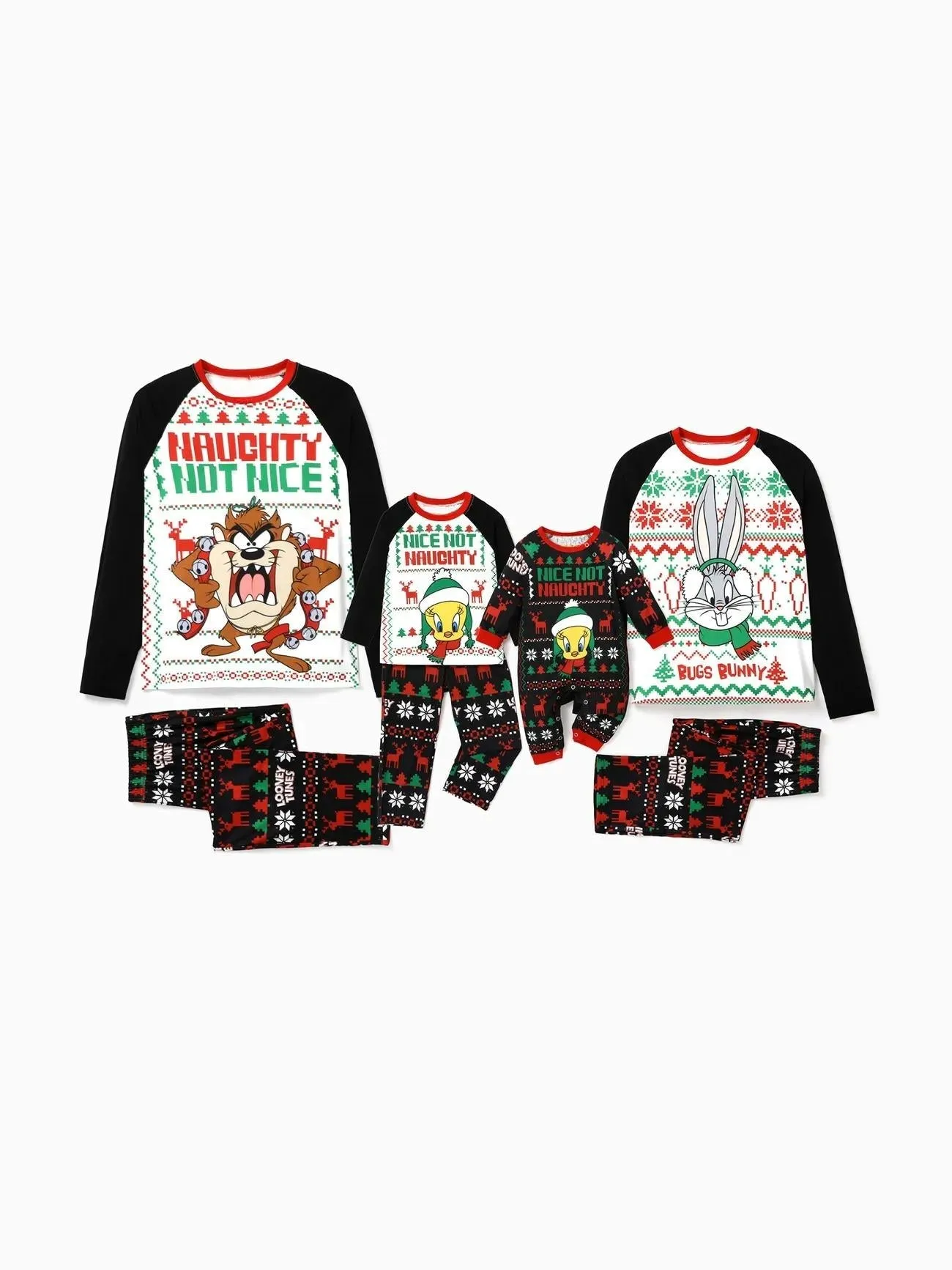 Looney Tunes Christmas Family Pajama Set