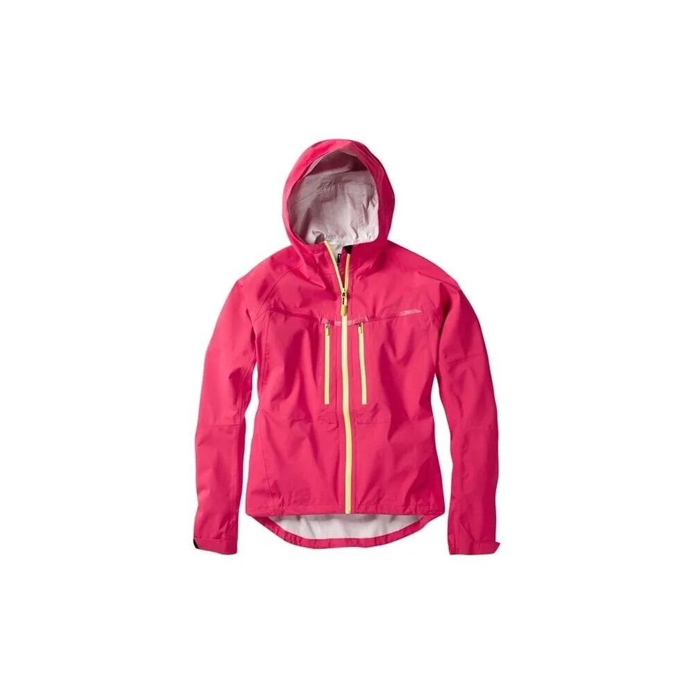 Madison Zena Women's Waterproof Cycling Jacket - Size 12 - Rose Red