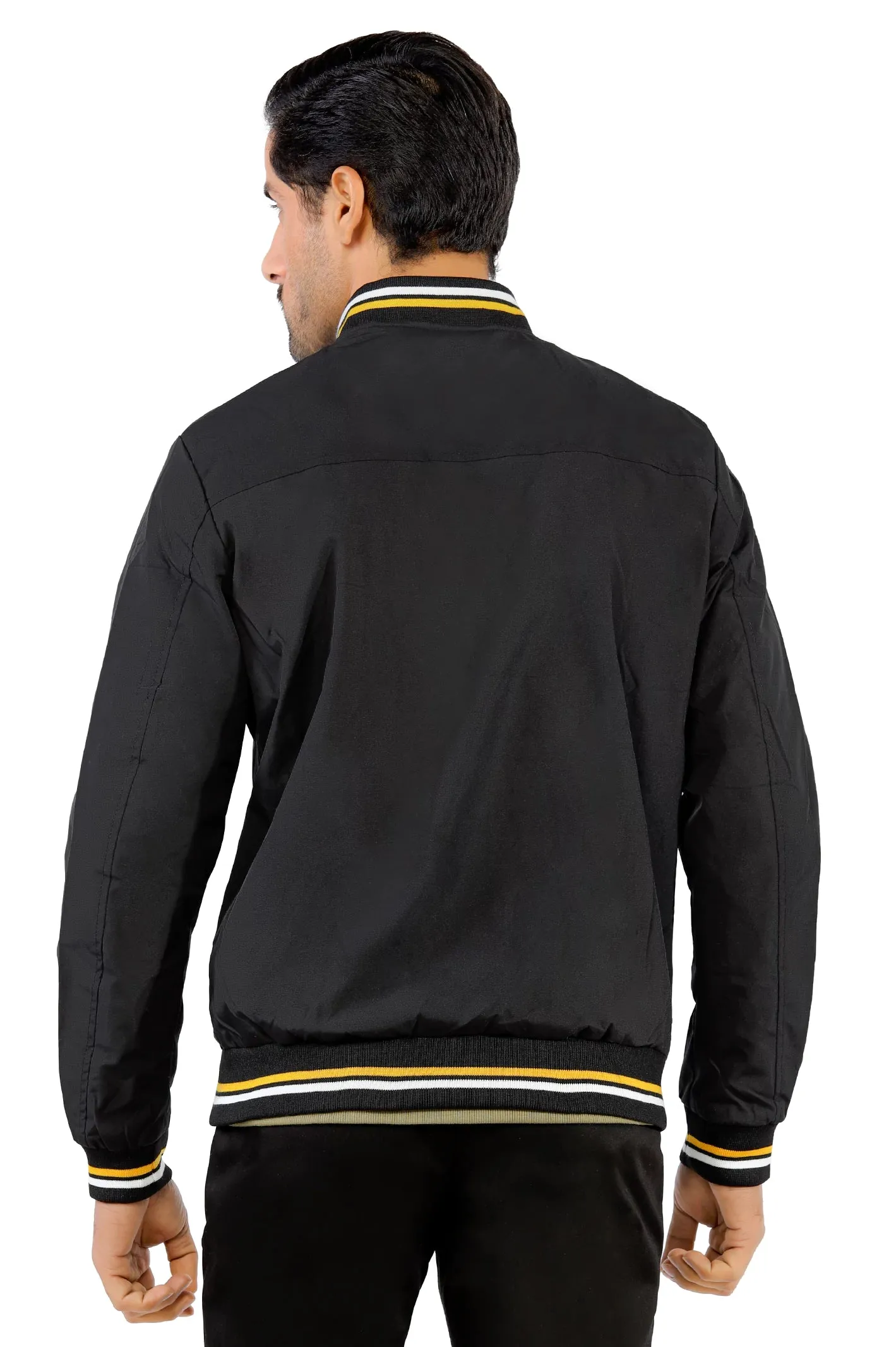 Men's Black Bomber Jacket