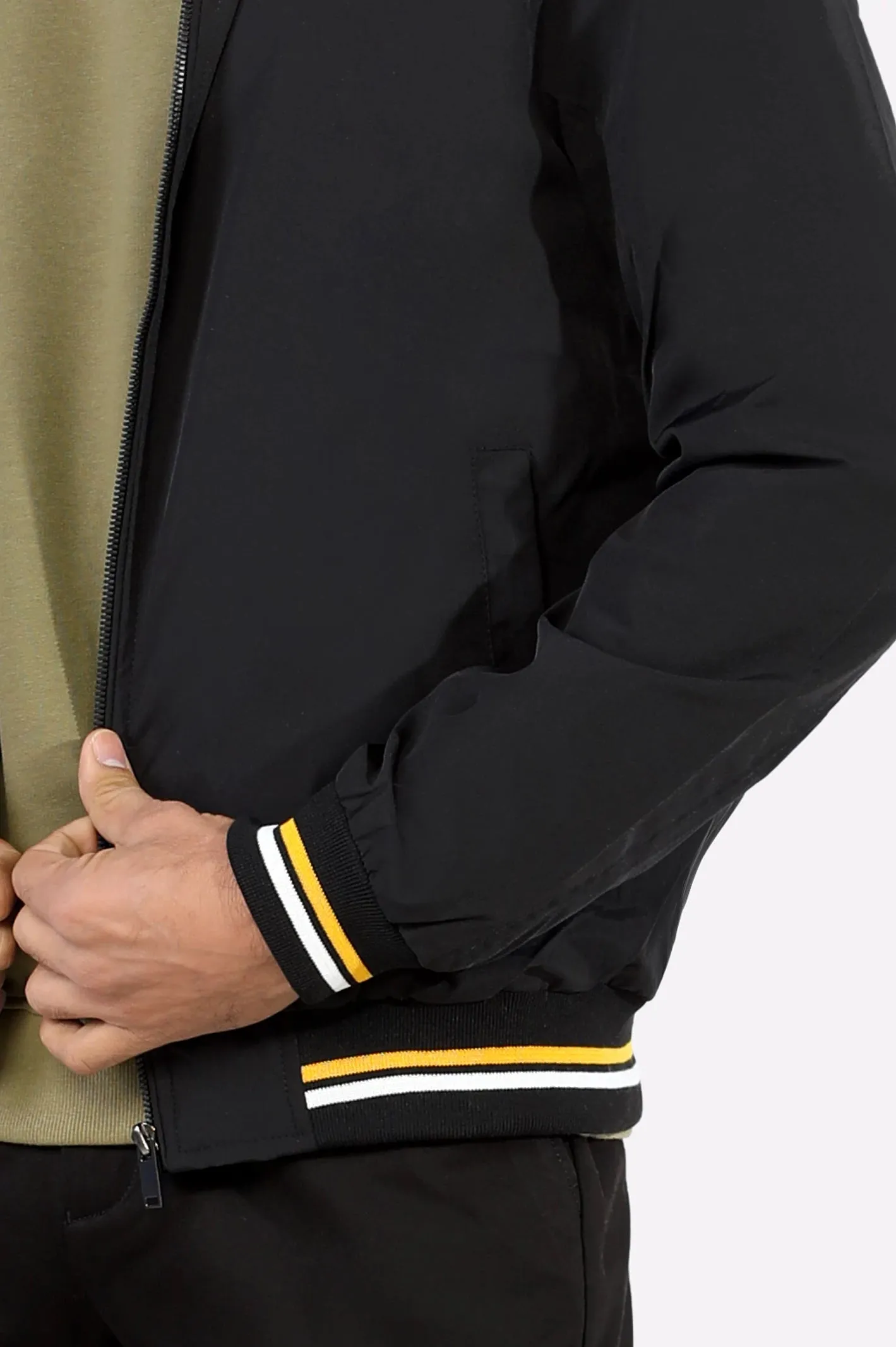 Men's Black Bomber Jacket