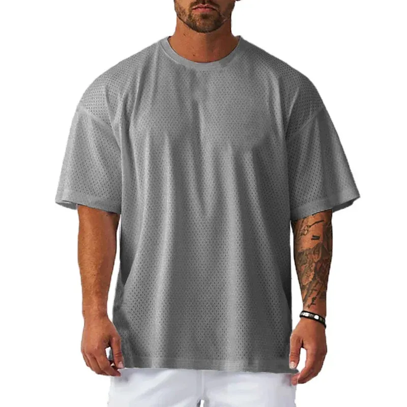 OB Oversize Loose Short Sleeve Sport T-Shirts