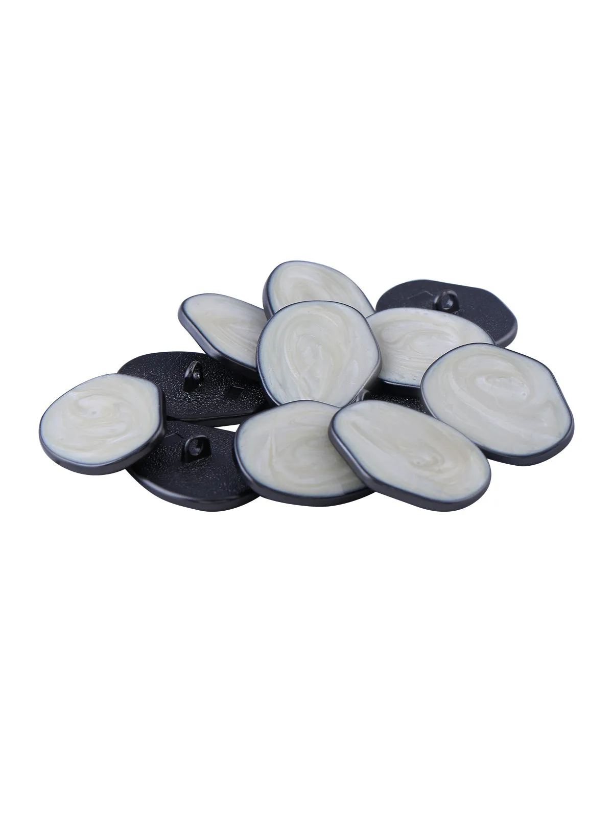 Premium Shiny Classic Fashionable Lamination Lucite Metal Buttons