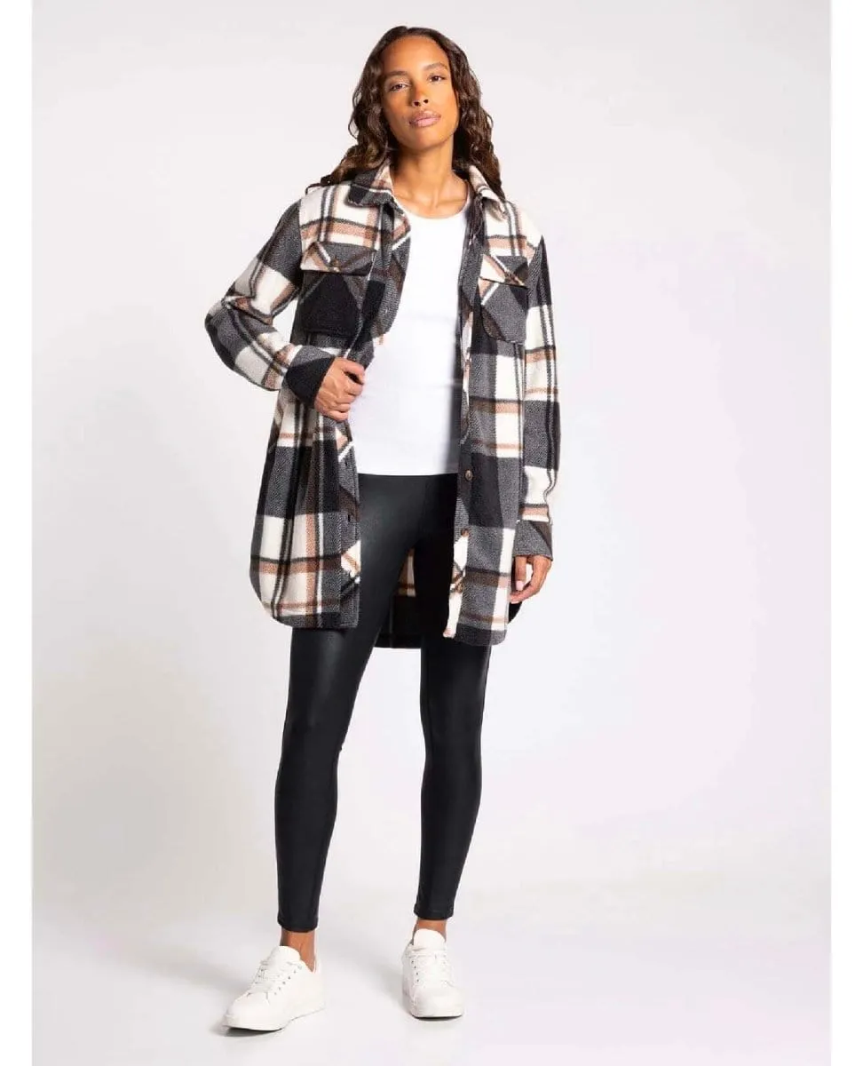 Roswell Plaid Jacket Brown Plaid