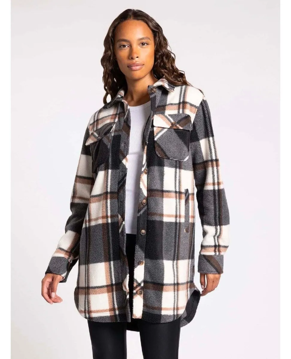 Roswell Plaid Jacket Brown Plaid