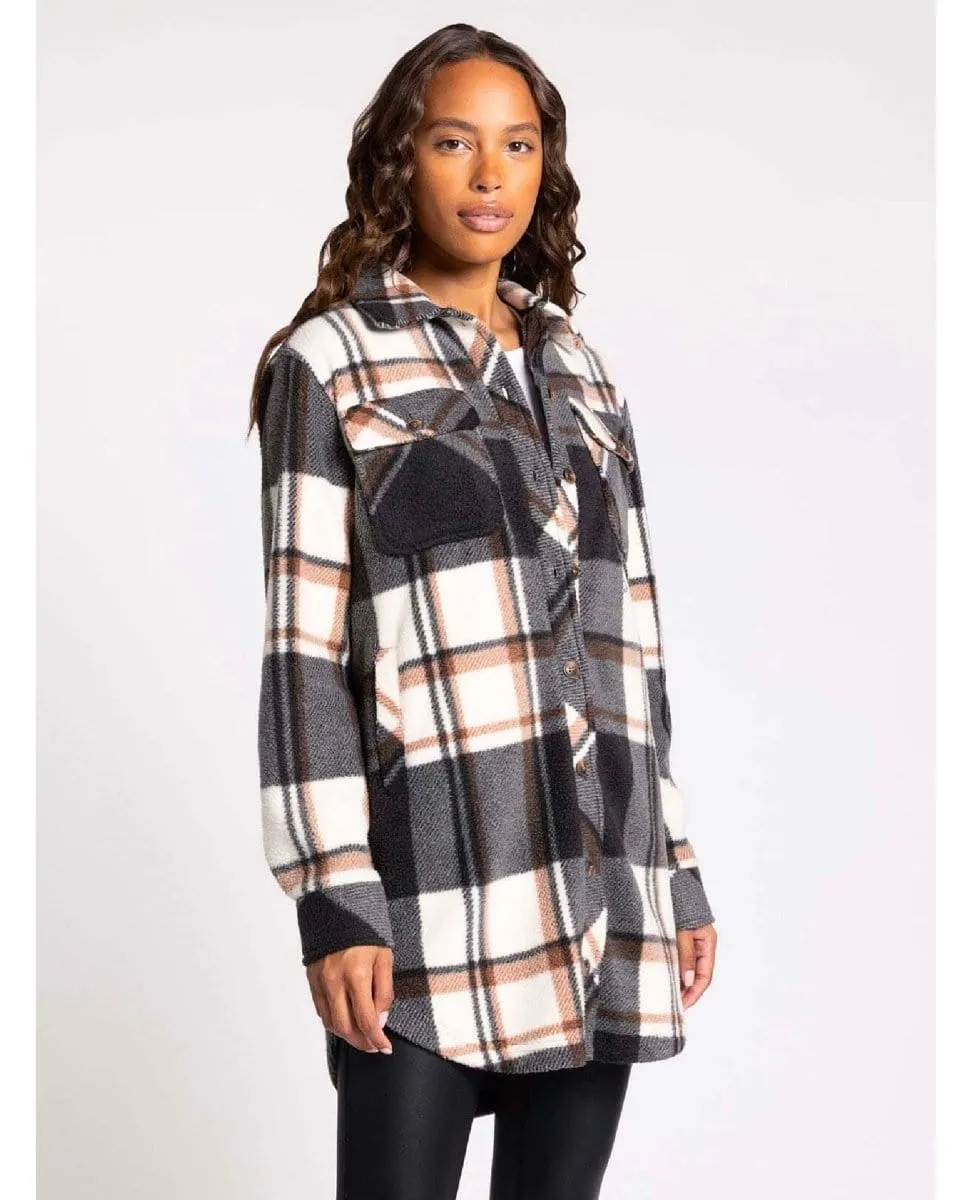 Roswell Plaid Jacket Brown Plaid