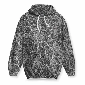 SCRIBBLEWAVE - Black & White Hoodie