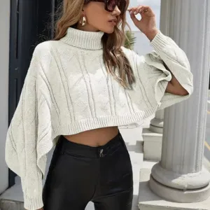 Simple Knit Sweater Long-Sleeved Pullover Wholesale Women Clothing