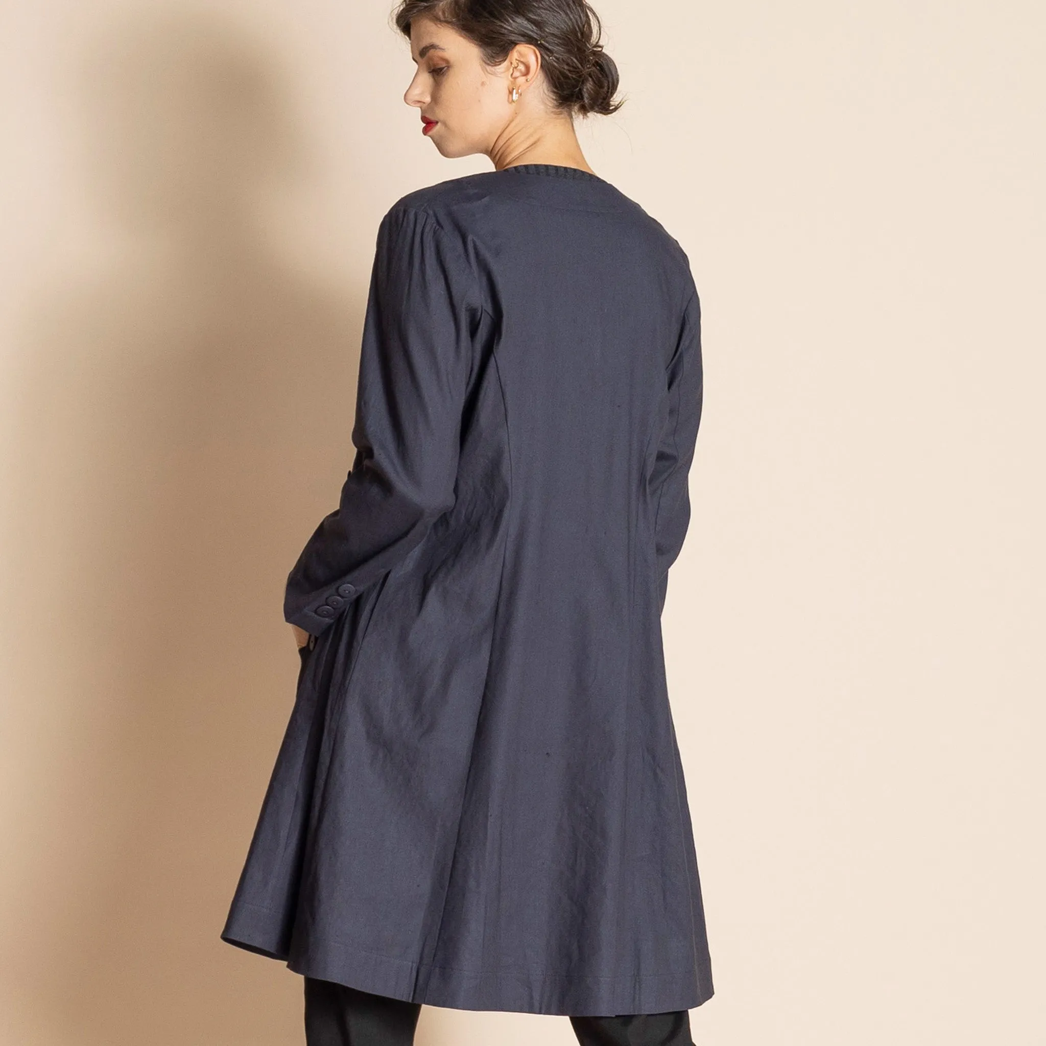 stretch linen king noble coat