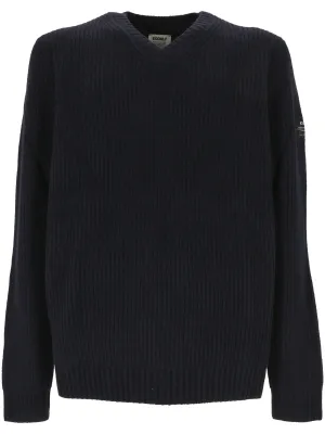 Sustainable Deep Navy Wool Sweater