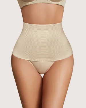 Tummy Control Thong High Waist Panty Shapewear