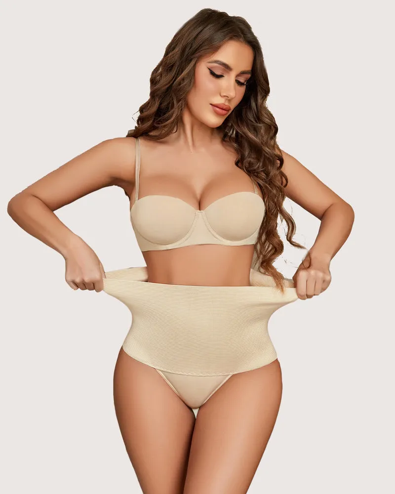 Tummy Control Thong High Waist Panty Shapewear