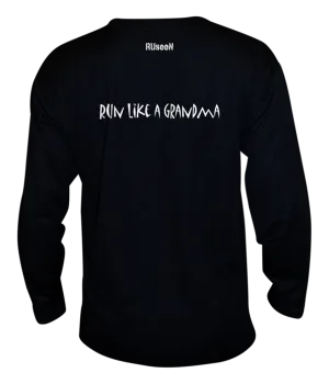 Unisex Reflective Long Sleeve Shirt - Run Like a Grandma