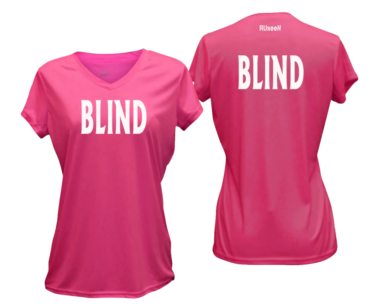 Women's BLIND Short Sleeve Shirt - Reflective or Black Text